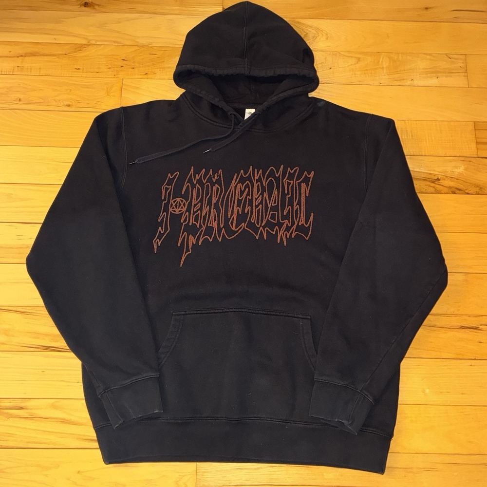 I Prevail "Bite Your Tongue" Graphic Hoodie XL Black Rock Metal Y2K Demon Girl